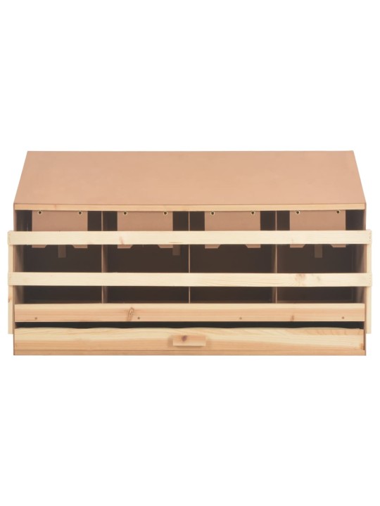 Snáškové hnízdo 4 boxy 106 x 40 x 59 cm masivní borové dřevo