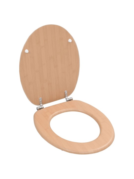 WC sedátko s víkem MDF motiv bambusu