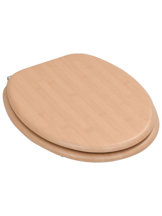 WC sedátko s víkem MDF motiv bambusu