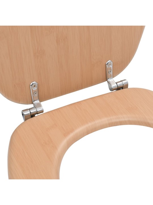 WC sedátko s víkem MDF motiv bambusu