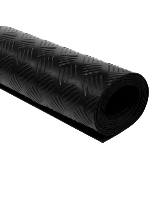 Protiskluzová rohož gumová 1,5 x 4 m 3 mm diamantový dezén