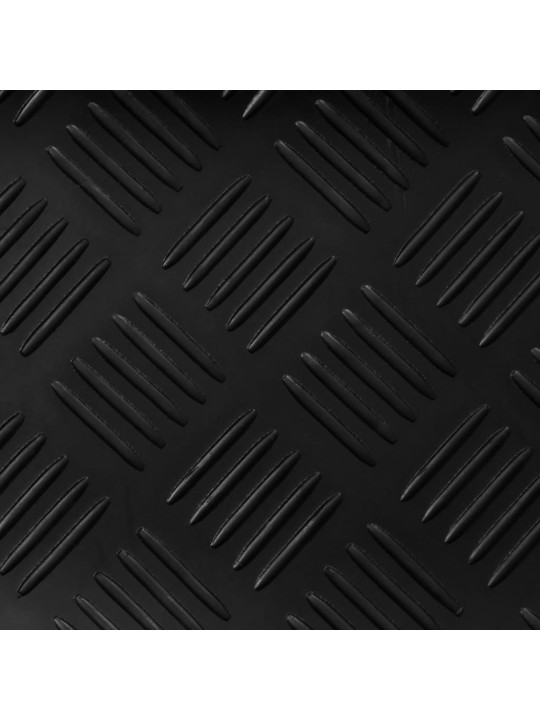 Protiskluzová rohož gumová 1,5 x 4 m 3 mm diamantový dezén