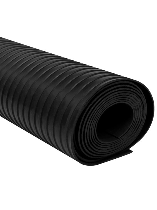 Protiskluzová rohož gumová 1,5 x 4 m 3 mm vroubkovaná