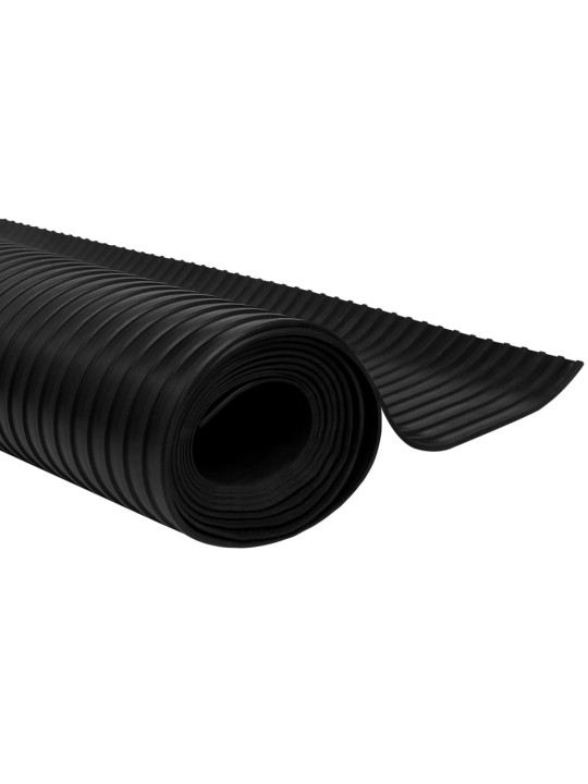 Protiskluzová rohož gumová 1,5 x 4 m 3 mm vroubkovaná