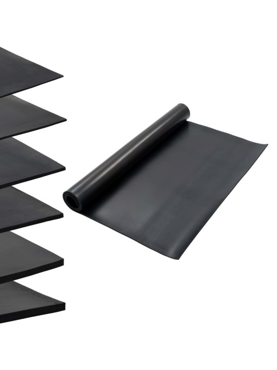 Protiskluzová rohož gumová 1,2 x 2 m 6 mm hladká