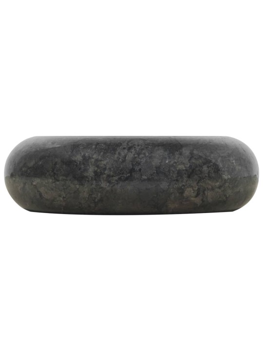 Umyvadlo 40 x 12 cm mramor černé