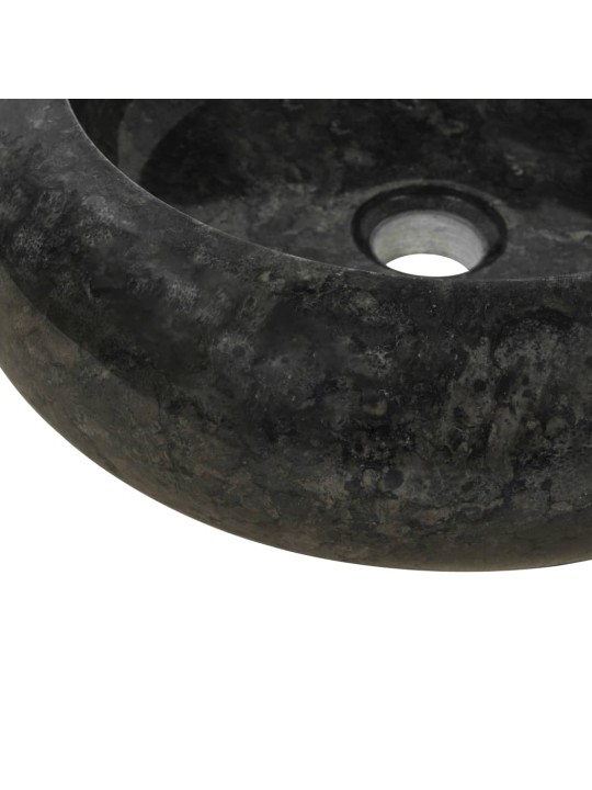 Umyvadlo 40 x 12 cm mramor černé