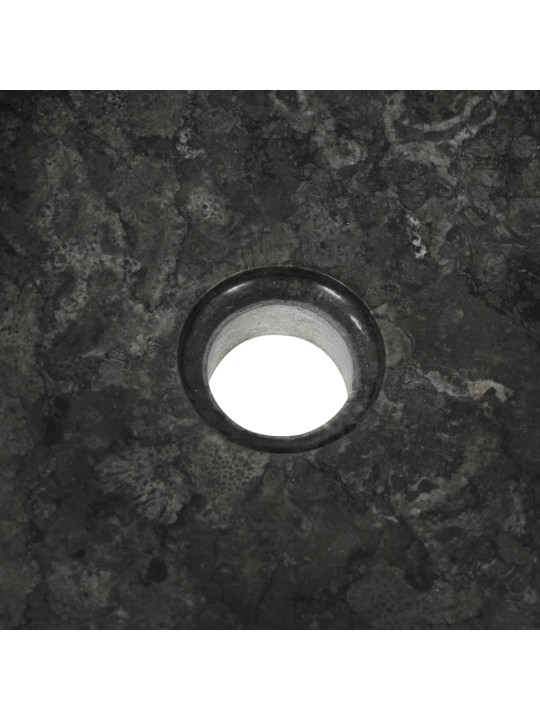 Umyvadlo 40 x 12 cm mramor černé