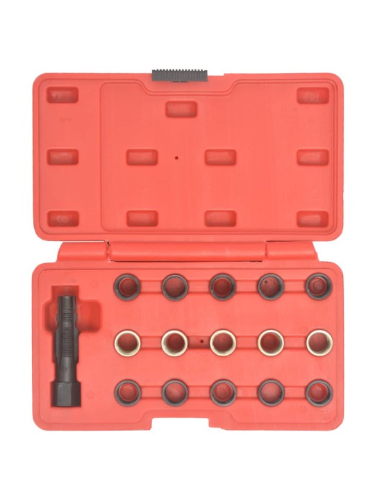 16dílná sada na opravu závitů zapalovacích svíček M14 x 1,25