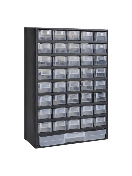 Box na nářadí se 41 zásuvkami 2 ks plastový
