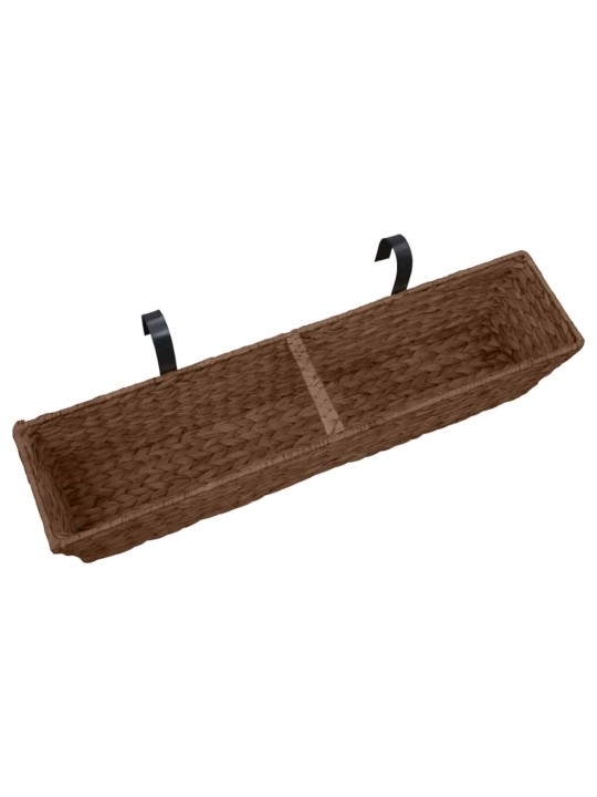 Truhlíky 2 ks vodní hyacint hnědé