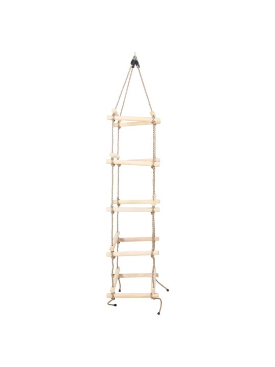 Dětský provazový žebřík 200 cm dřevo