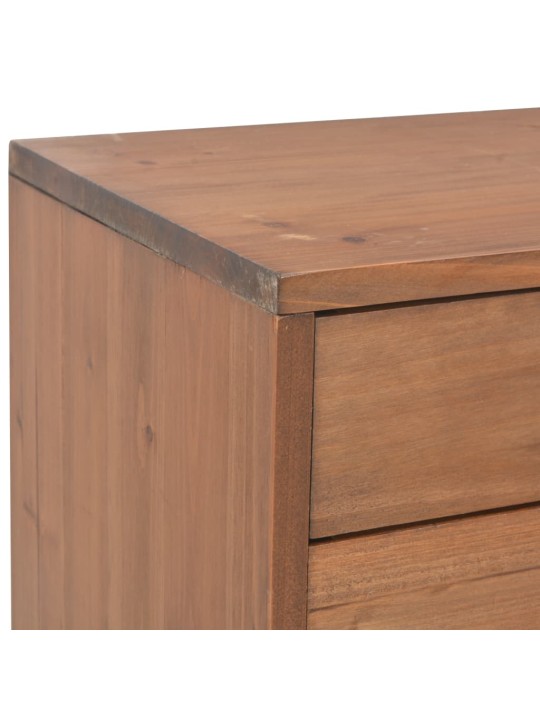 TV stolek se 4 zásuvkami 120 x 30 x 40 cm masivní jedlové dřevo