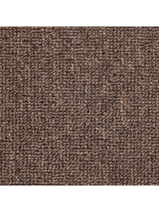 15 ks Nášlapy na schody kávově hnědé 56 x 17 x 3 cm
