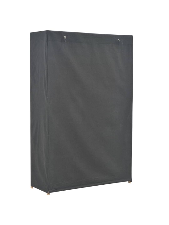 Šatní skříň šedá 110 x 40 x 170 cm textil