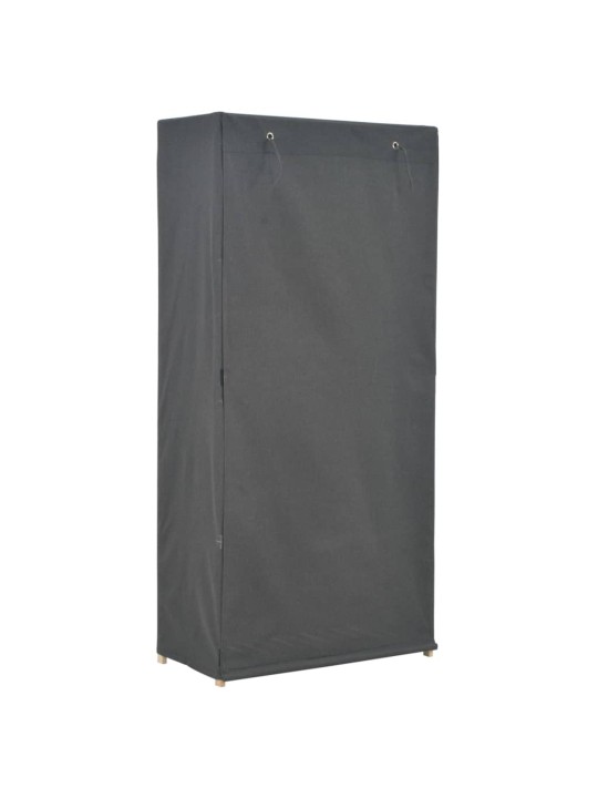 Šatní skříň šedá 79 x 40 x 170 cm textil