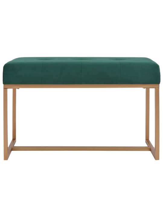 Lavice 80 cm zelená sametová
