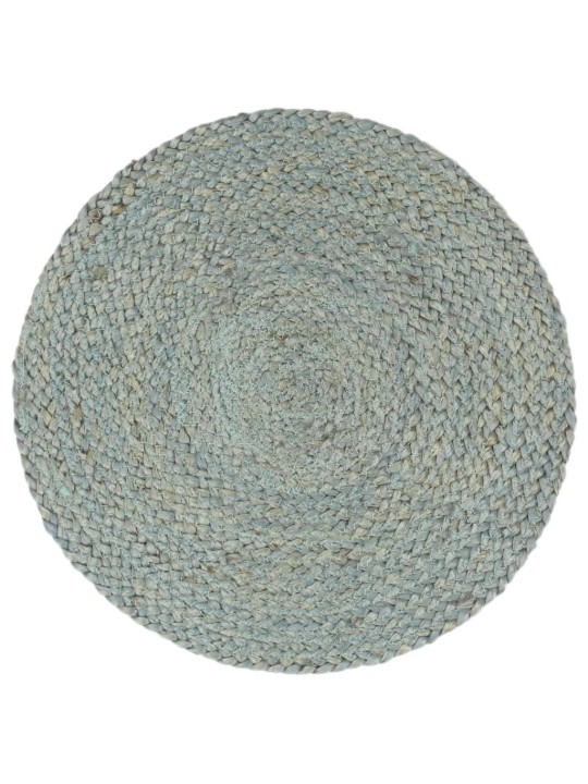 Prostírání 6 ks olivově zelené 38 cm kulaté juta