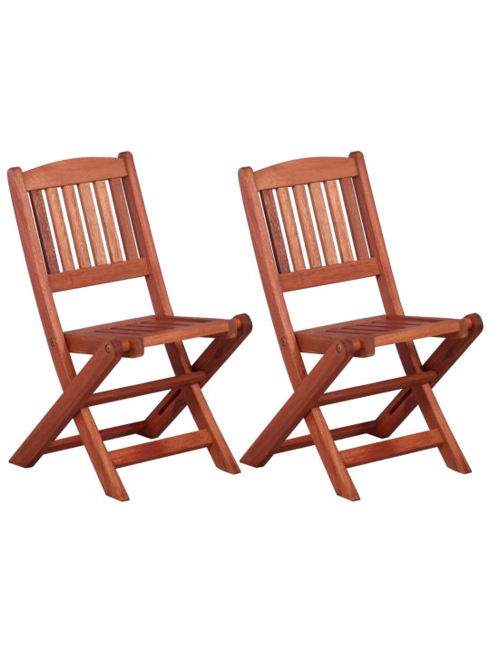 3dílný bistro set pro děti masivní eukalyptové dřevo