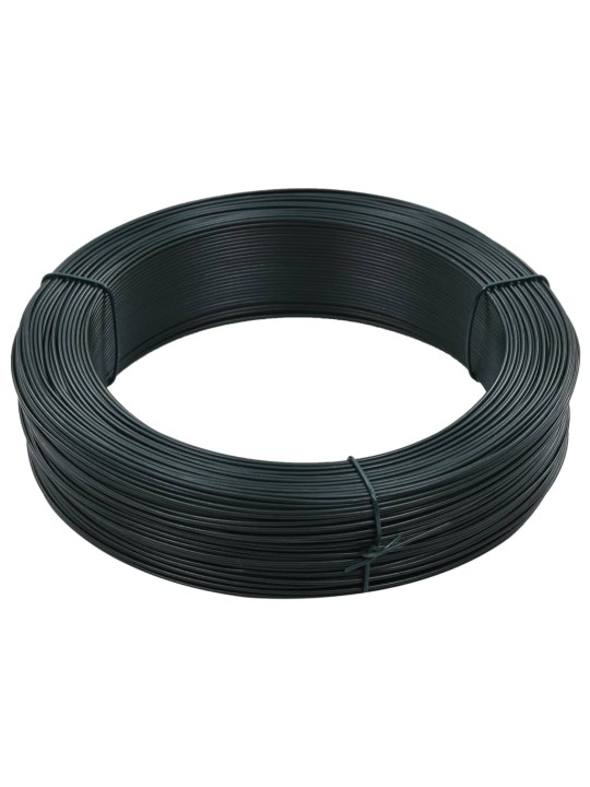 Plotový vyvazovací drát 250 m 1,4/2 mm ocelový černozelený