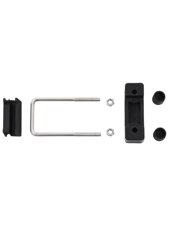 Spona ve tvaru U s plastem pro plotové sloupky 60x40 mm 25 sad
