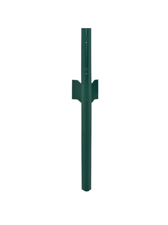 Drátěný plot se sloupky ocel 25 x 0,75 m zelený