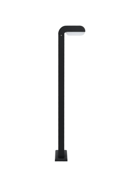 Venkovní LED lampa 9 W černá oválná