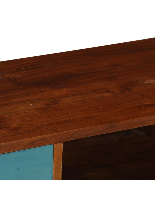 TV stolek se 3 zásuvkami 110 x 35 x 50 cm masivní akácie