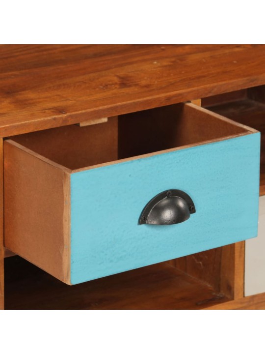 TV stolek se 3 zásuvkami 110 x 35 x 50 cm masivní akácie