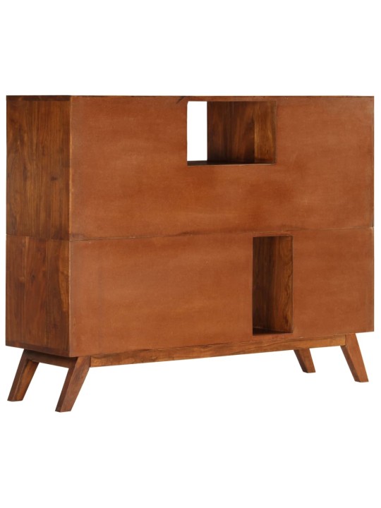 Příborník 115 x 35 x 86 cm masivní akáciové dřevo