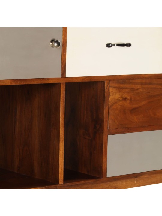 Příborník 115 x 35 x 86 cm masivní akáciové dřevo