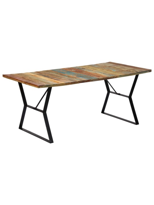 Jídelní stůl 180 x 90 x 76 cm masivní recyklované dřevo