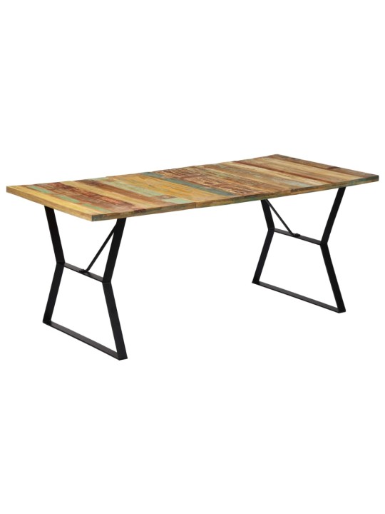 Jídelní stůl 180 x 90 x 76 cm masivní recyklované dřevo