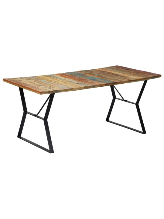 Jídelní stůl 180 x 90 x 76 cm masivní recyklované dřevo
