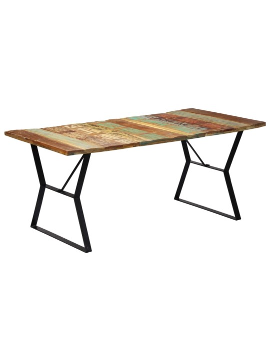 Jídelní stůl 180 x 90 x 76 cm masivní recyklované dřevo