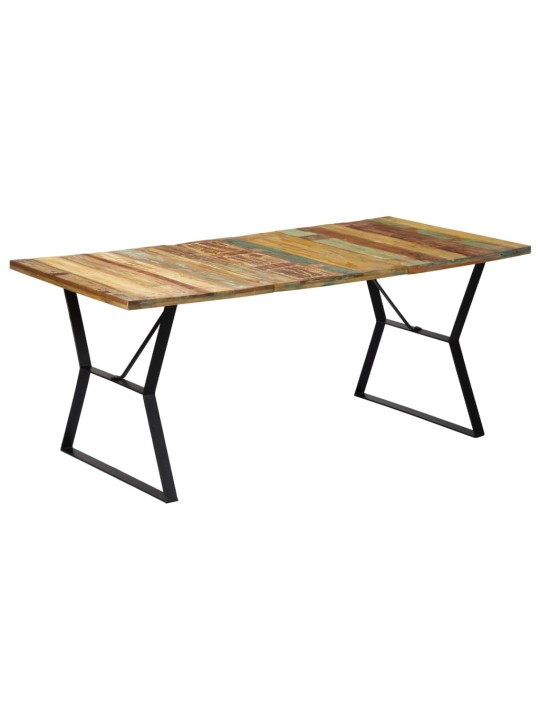 Jídelní stůl 180 x 90 x 76 cm masivní recyklované dřevo