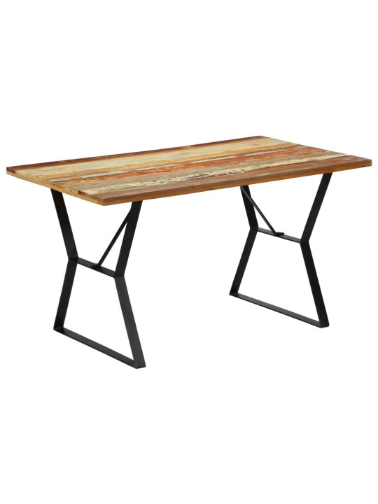 Jídelní stůl 140 x 80 x 76 cm masivní recyklované dřevo