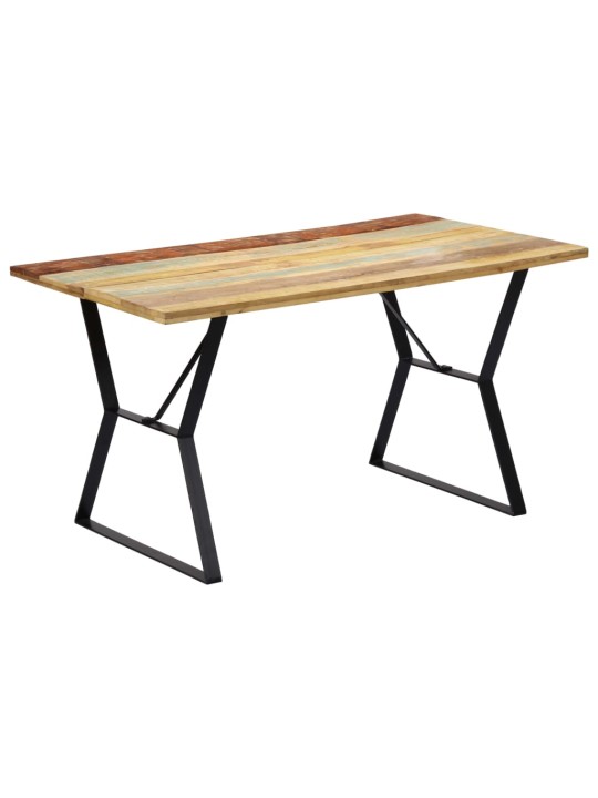 Jídelní stůl 140 x 80 x 76 cm masivní recyklované dřevo