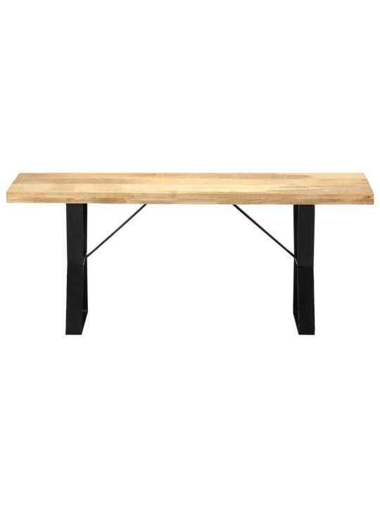 Lavice 110 cm masivní mangovníkové dřevo