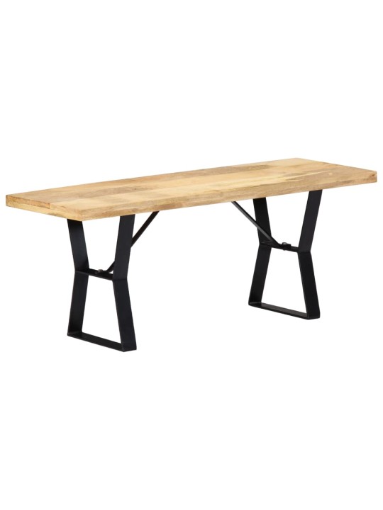 Lavice 110 cm masivní mangovníkové dřevo