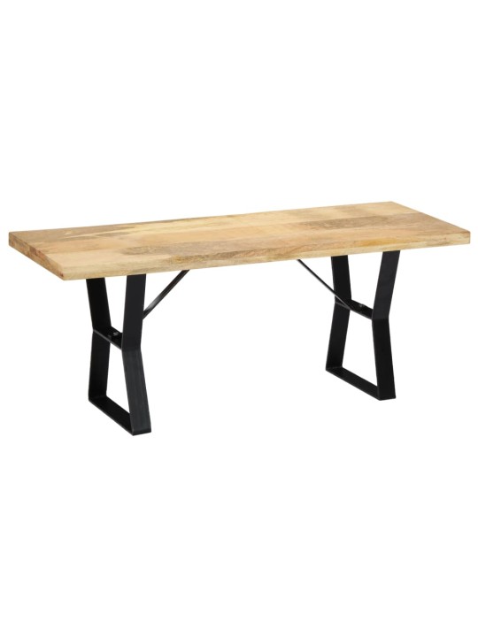 Lavice 110 cm masivní mangovníkové dřevo