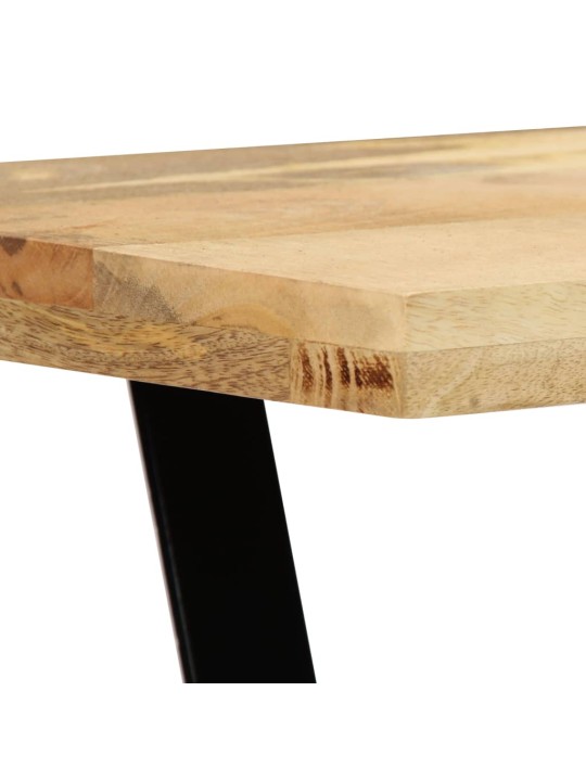Lavice 110 cm masivní mangovníkové dřevo