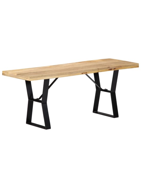Lavice 110 cm masivní mangovníkové dřevo