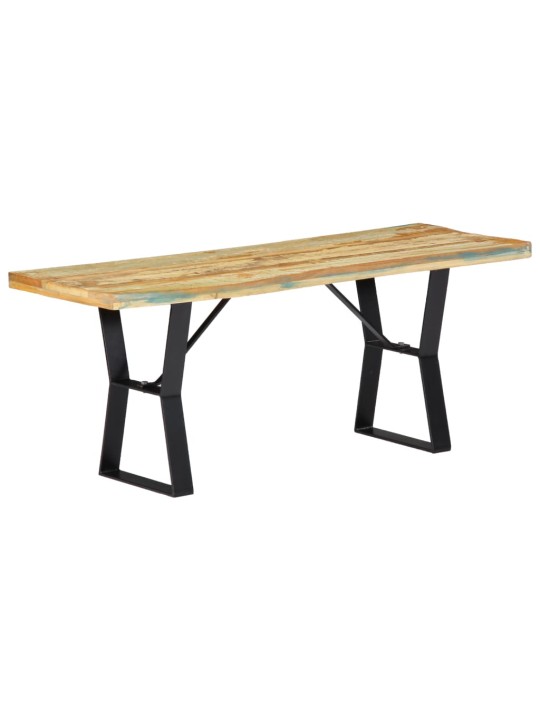 Lavice 110 cm masivní recyklované dřevo