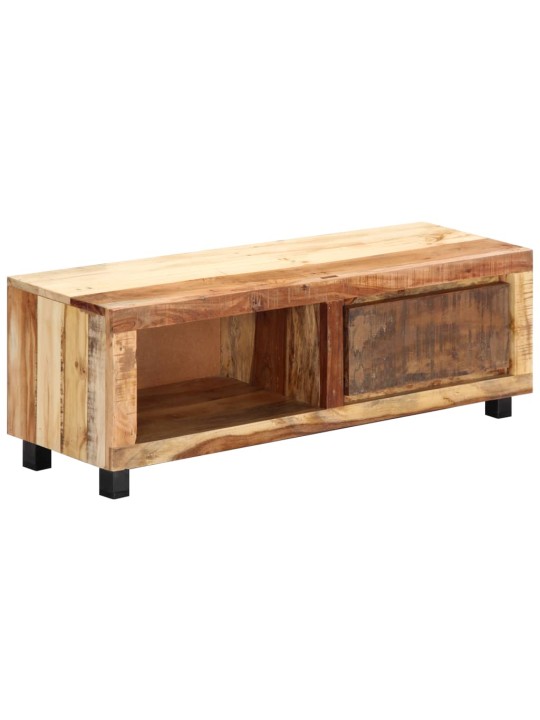 TV stolek 100 x 30 x 33 cm masivní recyklované dřevo