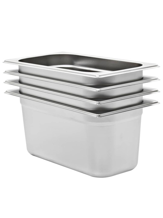 Gastronádoby 4 ks GN 1/3 150 mm nerezová ocel