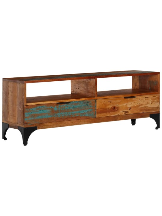 TV stolek 118 x 35 x 45 cm masivní recyklované dřevo