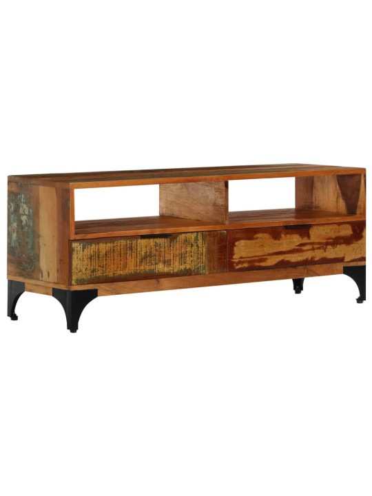 TV stolek 118 x 35 x 45 cm masivní recyklované dřevo