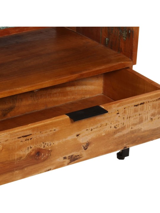TV stolek 118 x 35 x 45 cm masivní recyklované dřevo