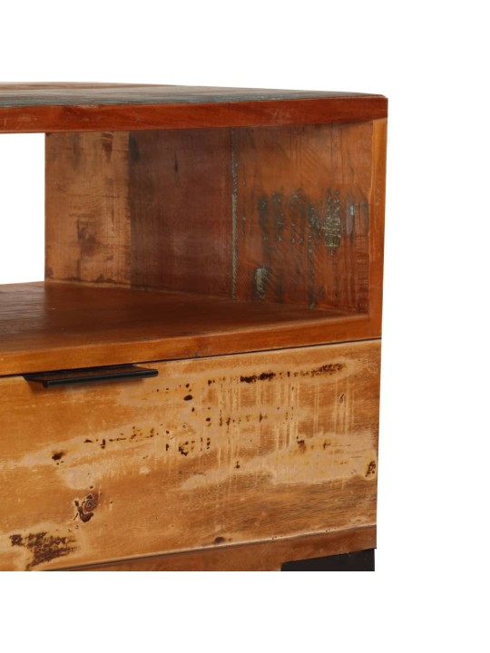TV stolek 118 x 35 x 45 cm masivní recyklované dřevo
